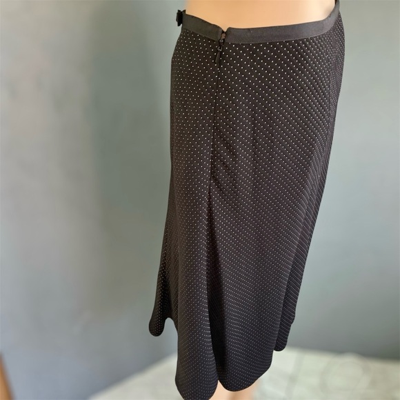 Jones N.Y.Suit Womens Suit Set Retro Navy/Pink Polka Dot Jacket +Skirt Sz 6 - Picture 5 of 16